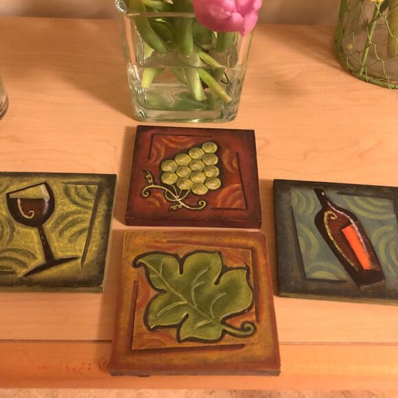 Coasters | Set of 4 Drink Coaster Set - Picture 4 of 9